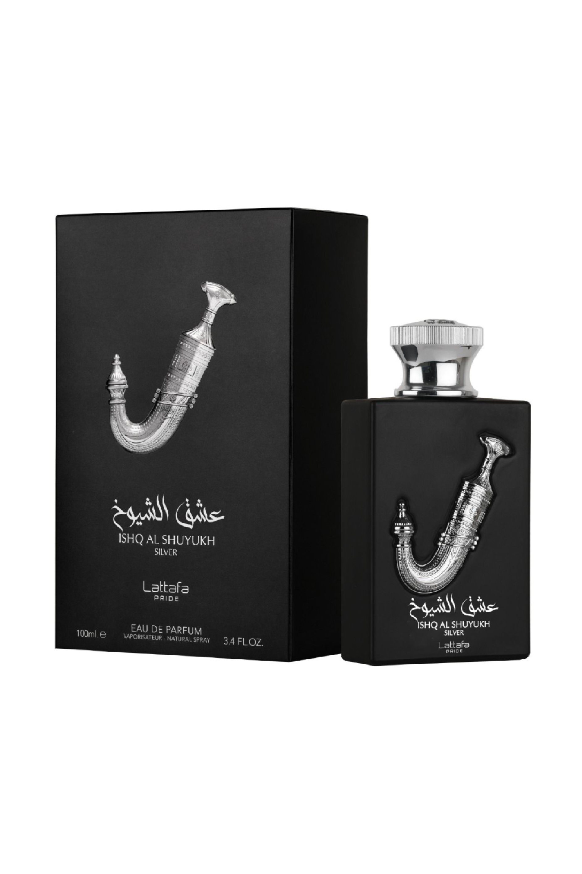 Lattafa Ishq Al Shuyukh Silver U EDP 3,4 Oz