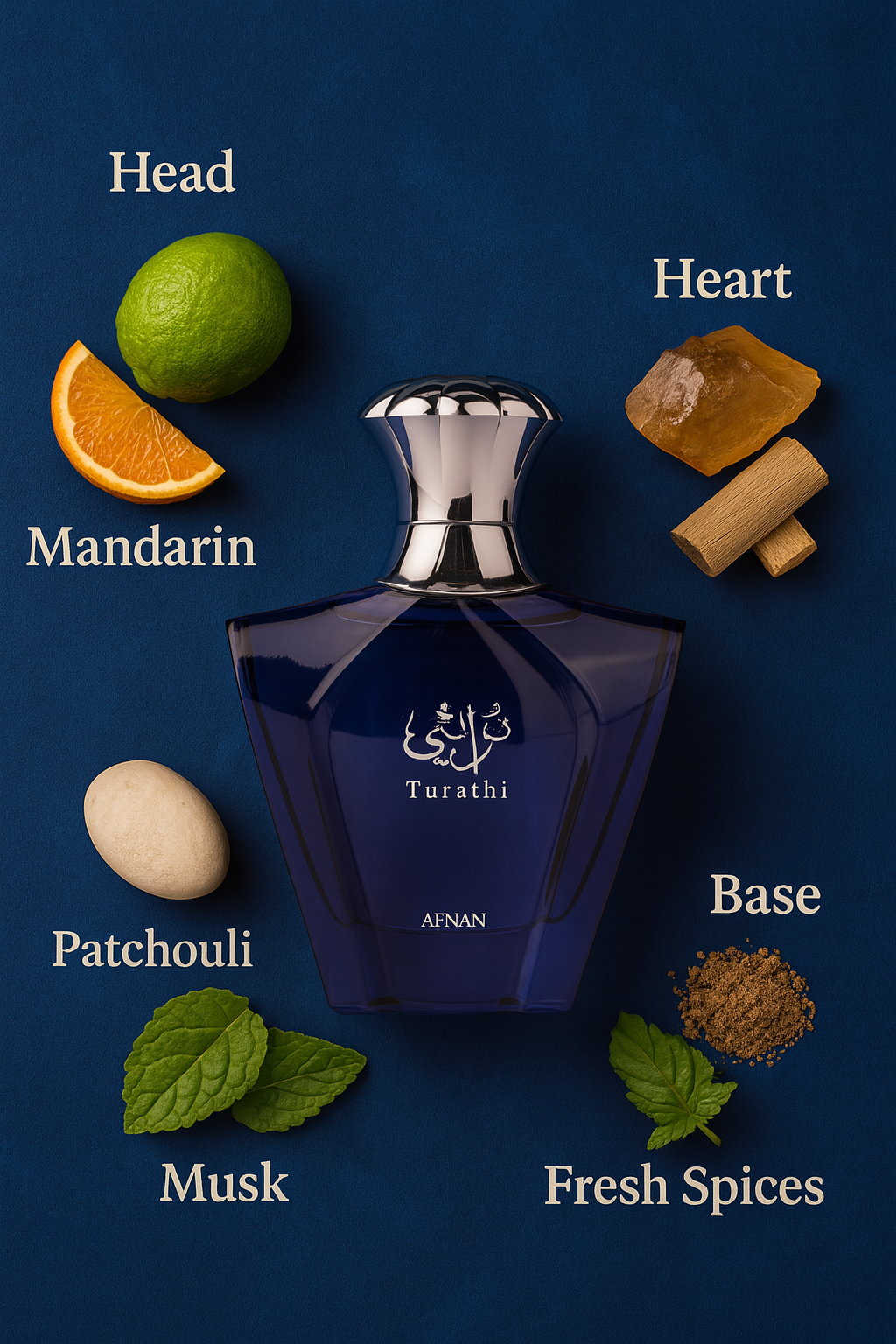 Afnan Turathi Blue M EDP 3.4 Oz