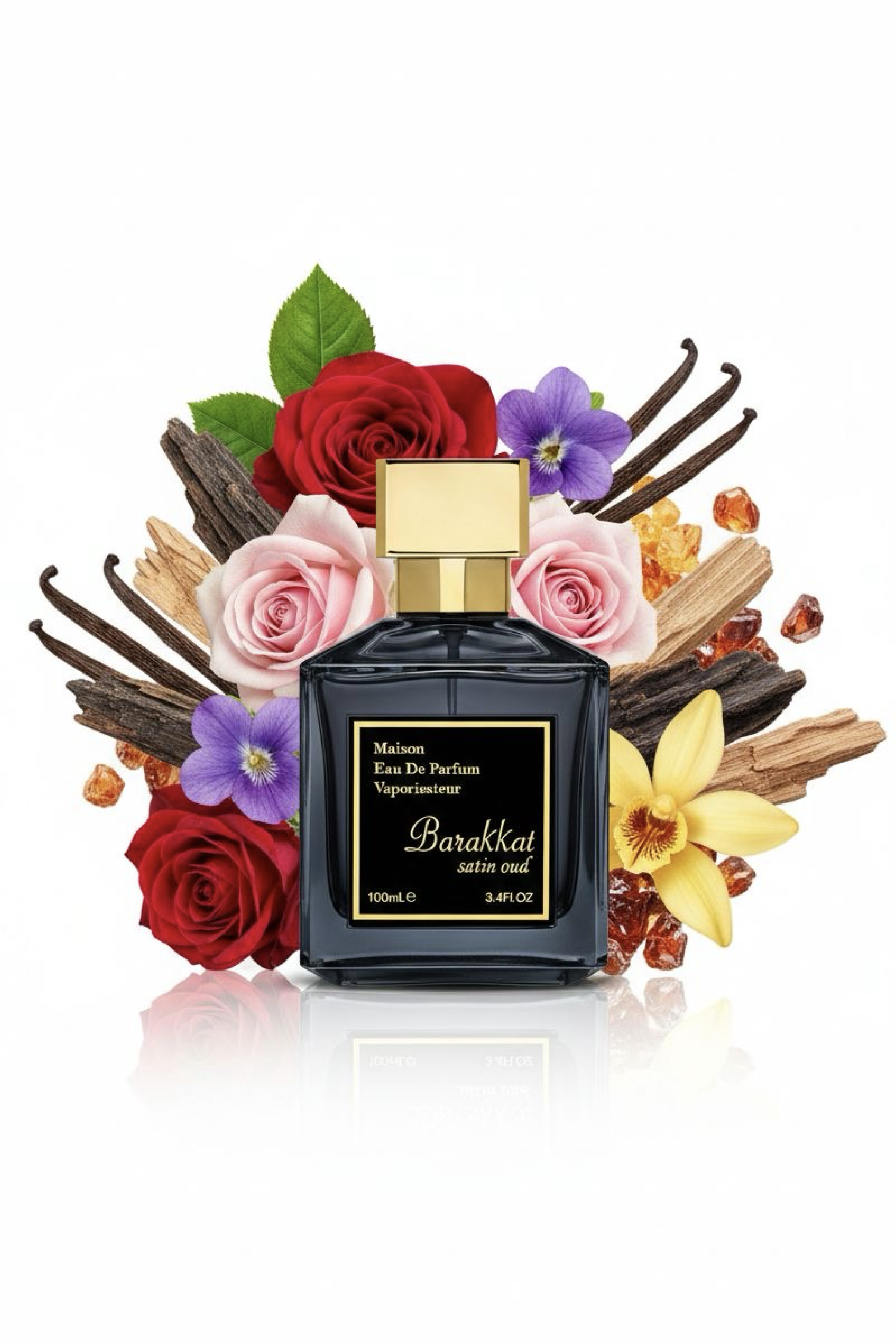 Barakkat Satin Oud U EDP 3.4 Oz