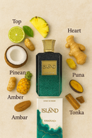 Khadlaj Island Extrait de Parfum U 3.4 onzas