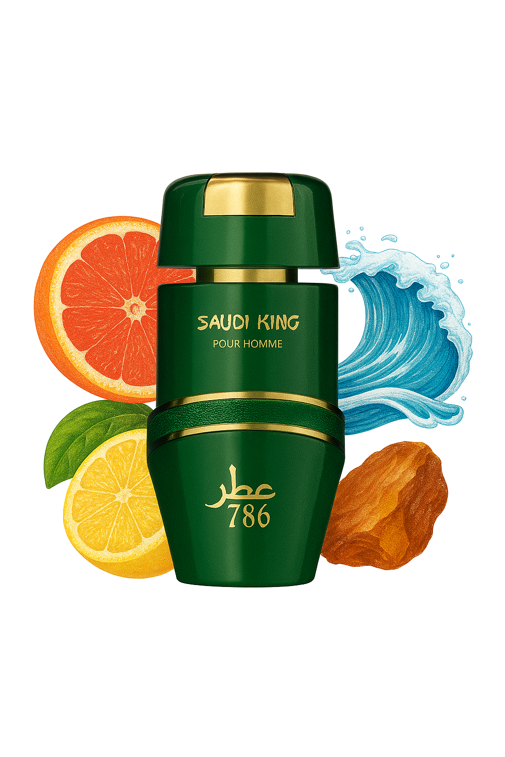 786 SAUDI KING M PARFUM 3.4 OZ