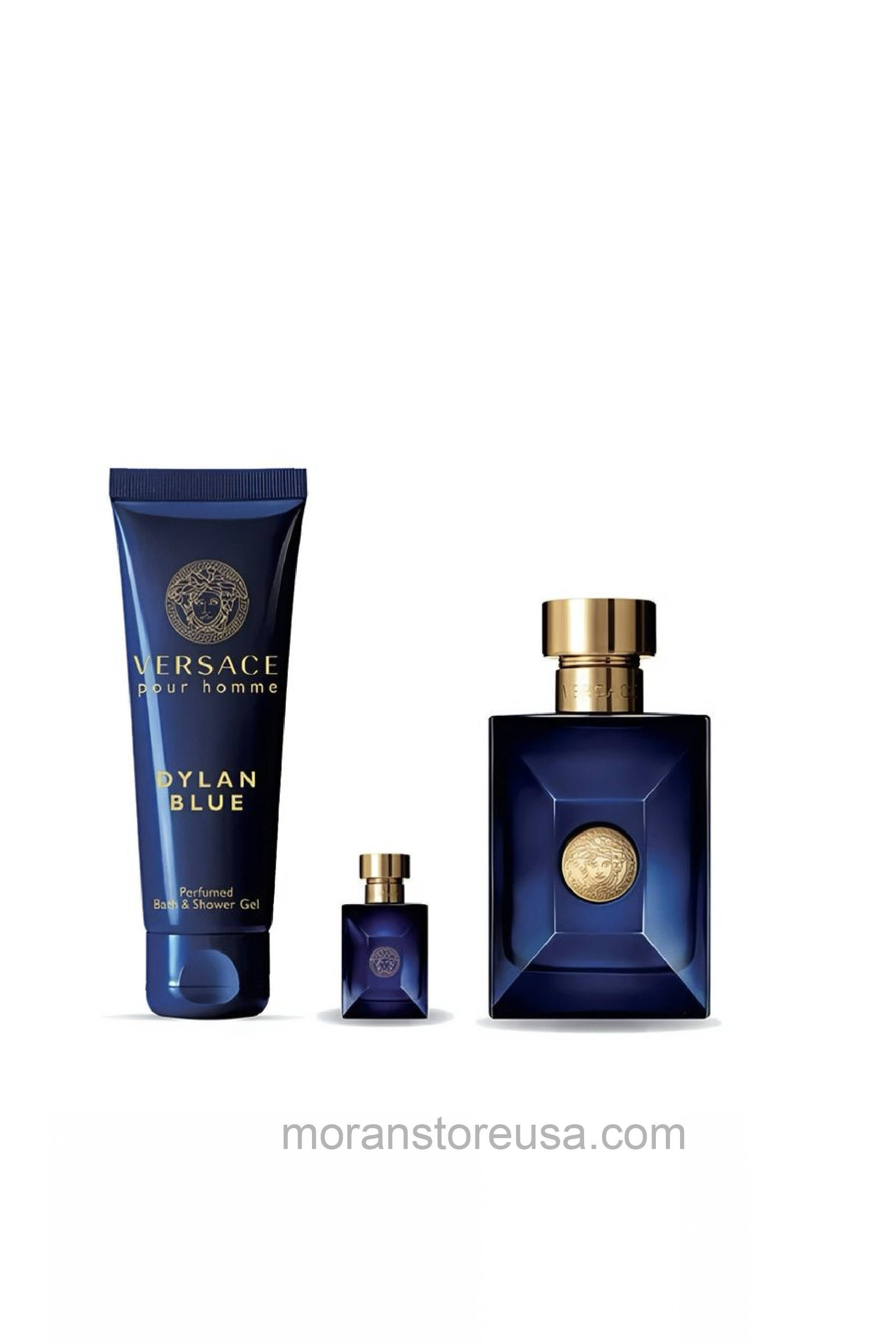 Versace Dylan Blue Pour Homme GIFT SET 3 PCS EDT 3.4 Oz