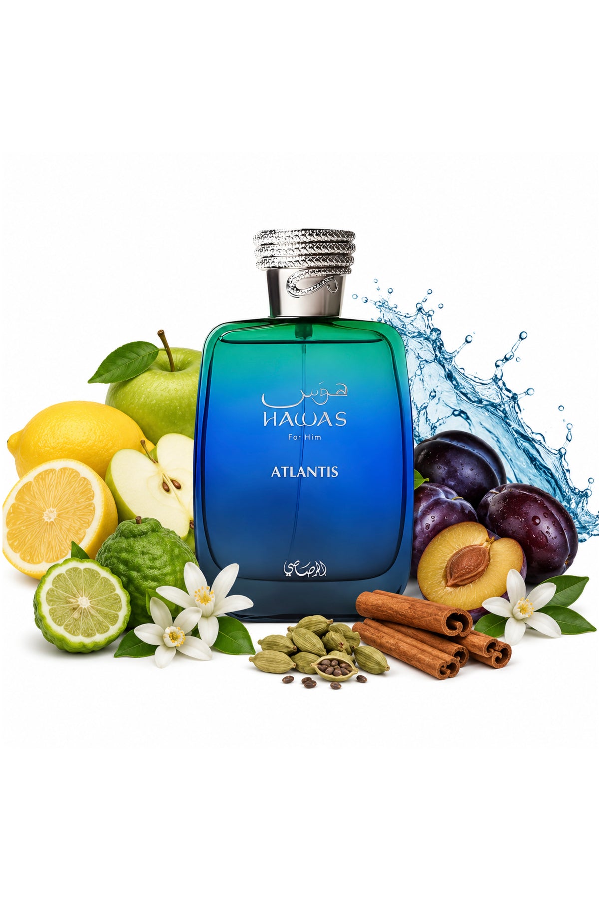 Rasasi Hawas Atlantis for Him EDP 3.4 Oz